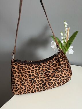Leopard Print Mini Shoulder Bag